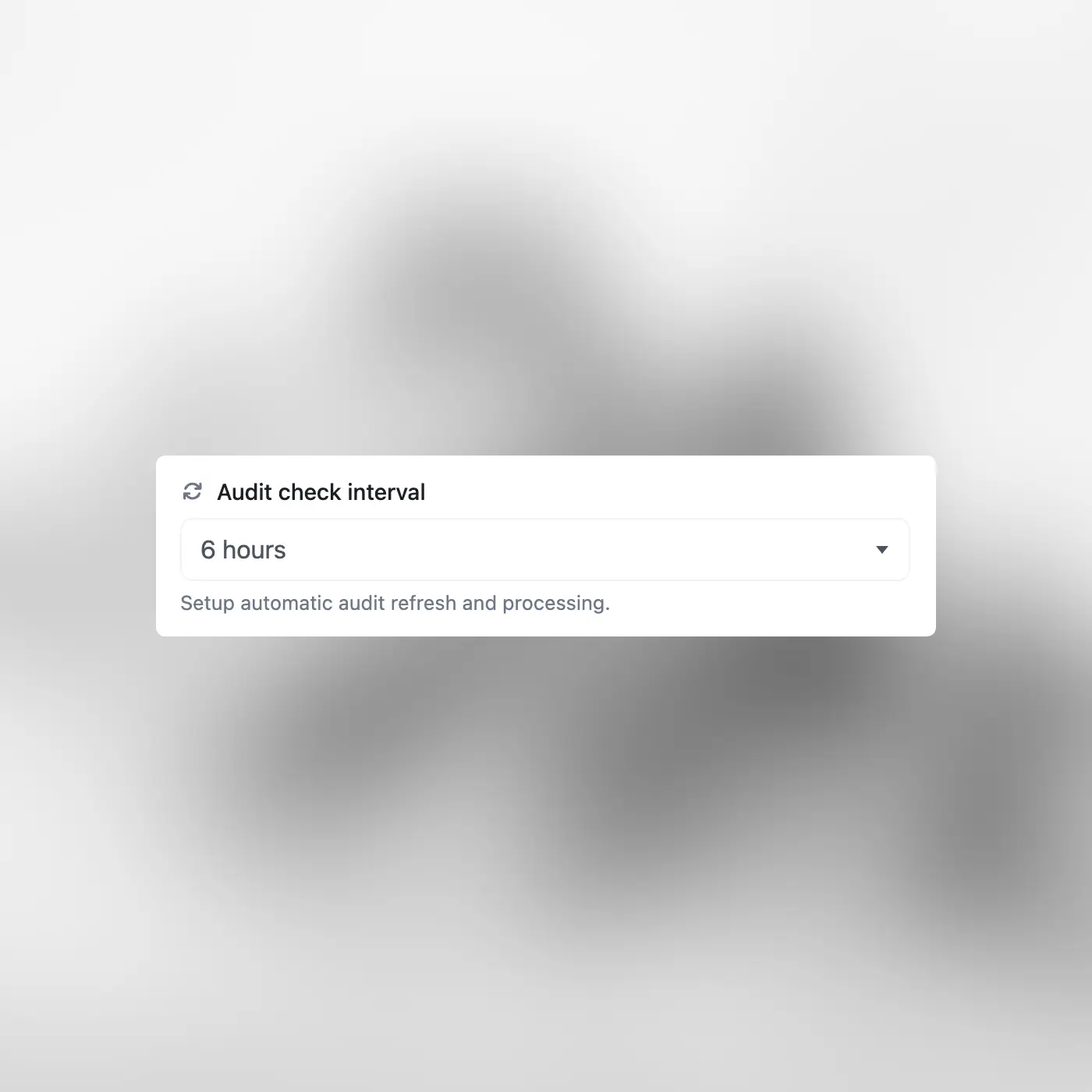 应用程序重复审计功能的屏幕截图